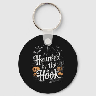 Fishing Halloween Spooky Fisherman Fish Trick Or T Key Ring