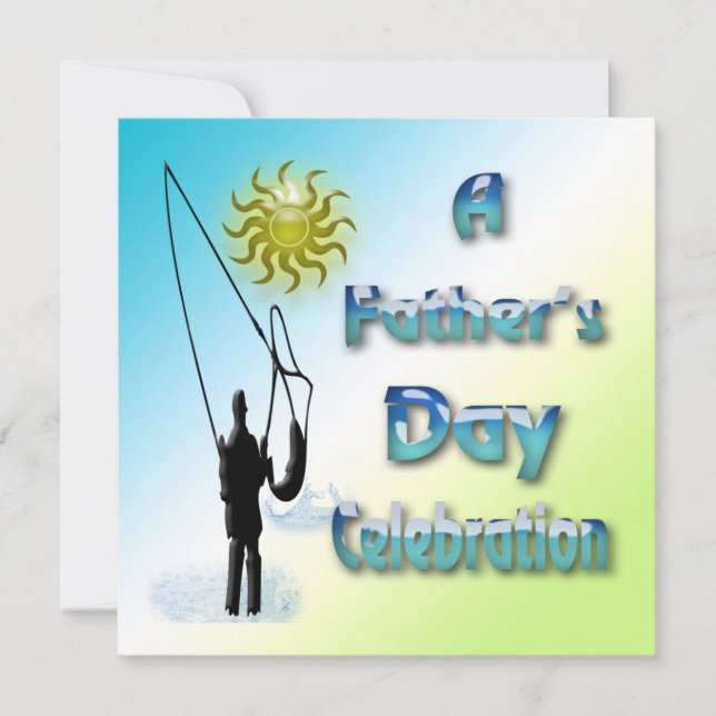 Fishing - Happy Father's Day Invitation (Front)