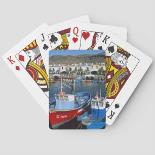 Fishing Harbour, Puerto de Mogan, Gran Canaria, Playing Cards