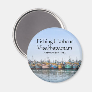 Fishing Harbour Vizag Magnet