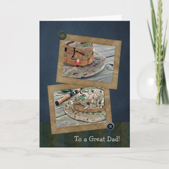 Fishing Hats for Father's Day Card (Front)