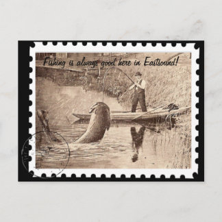 Fishing Here in Eastsound Postcard