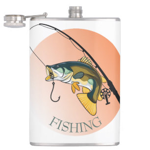 fishing hip flask