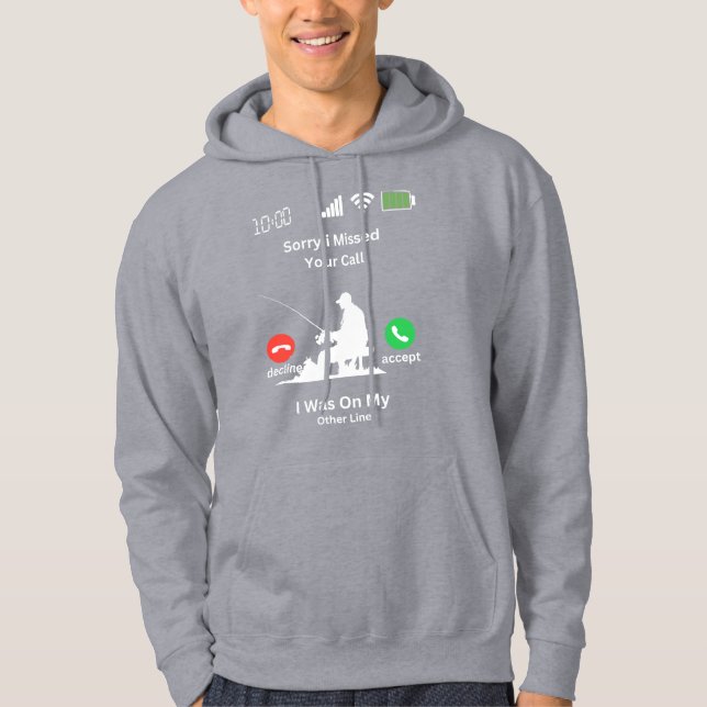 fishing hobby hoodie (Front)