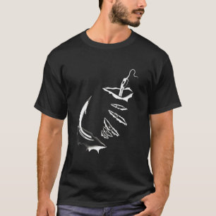 Fishing Hook Inside Fisherman Dad Fathers Day T-Shirt