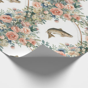 Fishing Hook on you for fishing Wedding Wrapping Paper