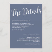 Fishing Hook Wedding Rings Details Enclosure Card