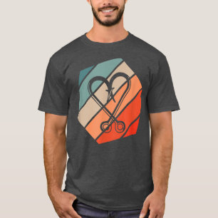 Fishing Hooks Retro Style Vintage 252 T-Shirt