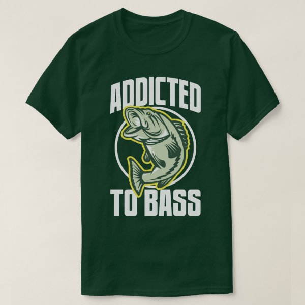 Funny Bass Fishing TShirts & Shirt Designs Zazzle UK