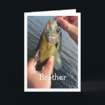 Fishing Humour for Brother Birthday Customise Card<br><div class="desc">Does he love fishing?   Here's the perfect card for the Brother photos thanks to BuzzFarmer on Flick</div>