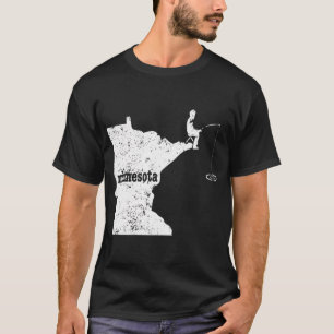 Fishing Humour MN Ice Fishing Humour Rainbow Trout T-Shirt