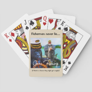 Fishing Humour playing cards