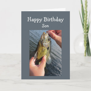 Fishing Humour Son Birthday to Customise Card