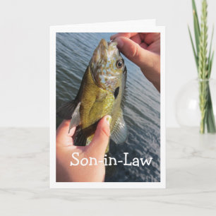 Fishing Humour Son-in-Law to Customise Card