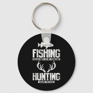 Fishing Hunting Key Ring