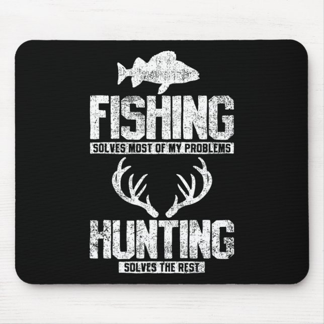 Fishing Hunting  Mouse Mat (Front)