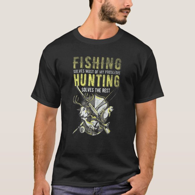 Fishing Hunting T-Shirt (Front)