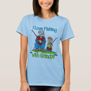 Fishing - I Love Fishing with Grandpa T-Shirt