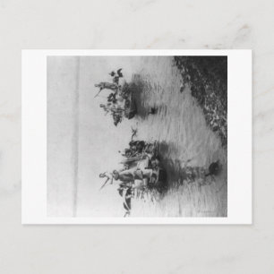 Fishing in Grand Canal in Soo-chow China Postcard