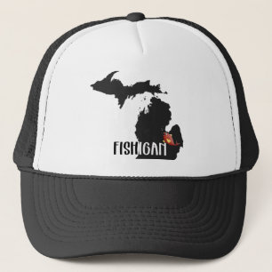 fishing in Michigan Trucker Hat