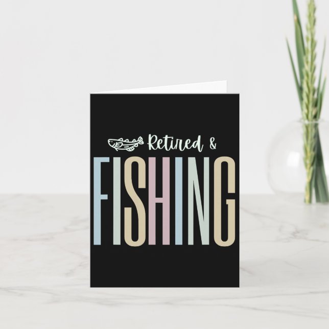 Fishing In Retirement - Tops  Card (Front)