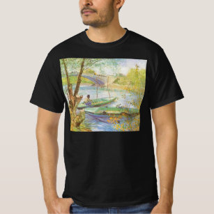 Fishing in Spring, Pont de Clichy Vincent van Gogh T-Shirt