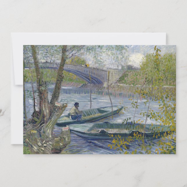 Fishing in Spring | Vincent van Gogh (Front)