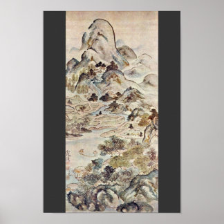 Fishing In Springtime By Taiga Ikeno (Best Quality Poster