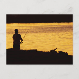 Fishing in the dark Postcard