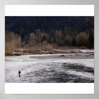 Fishing in the Wilderness Poster