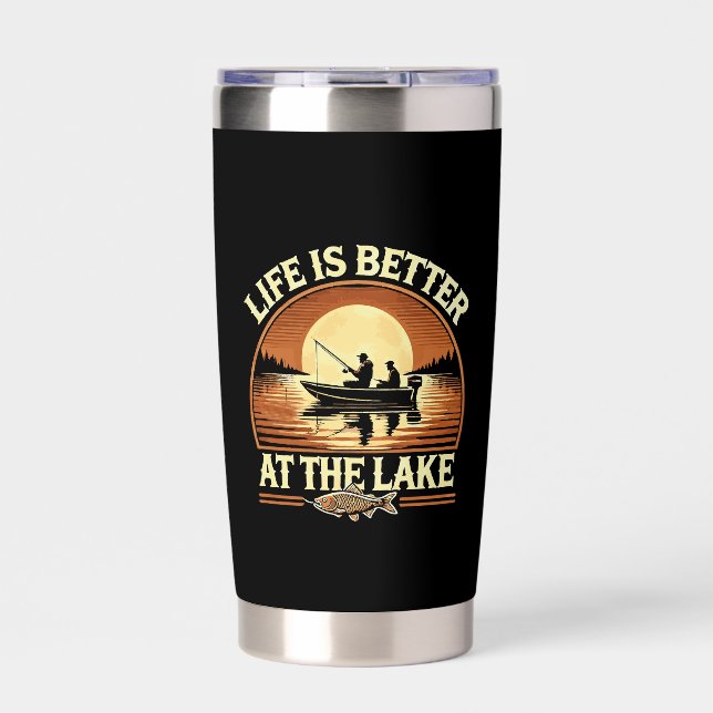 Fishing Insulated Tumbler (Front)