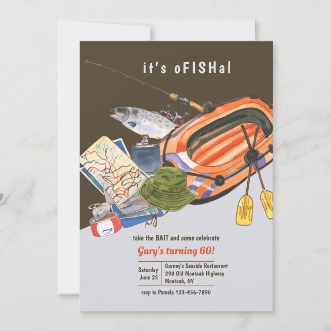 Fishing Invitation (Front)