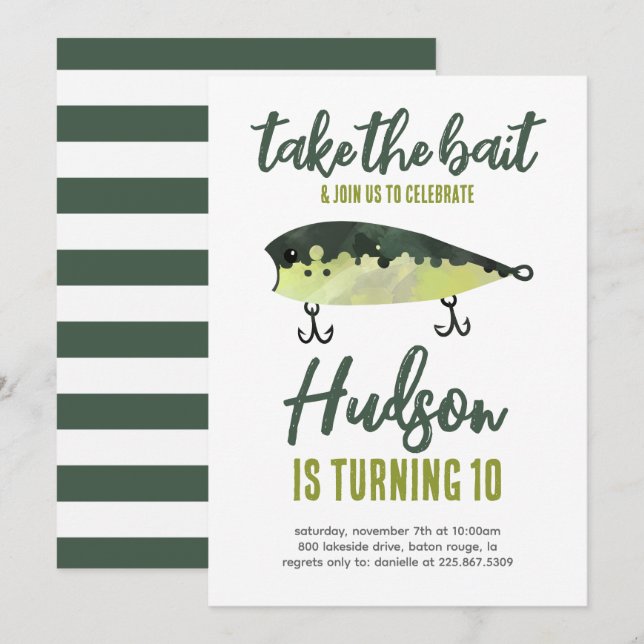 Fishing Invitation (Front/Back)