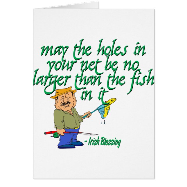 Fishing Irish Blessing (Front)
