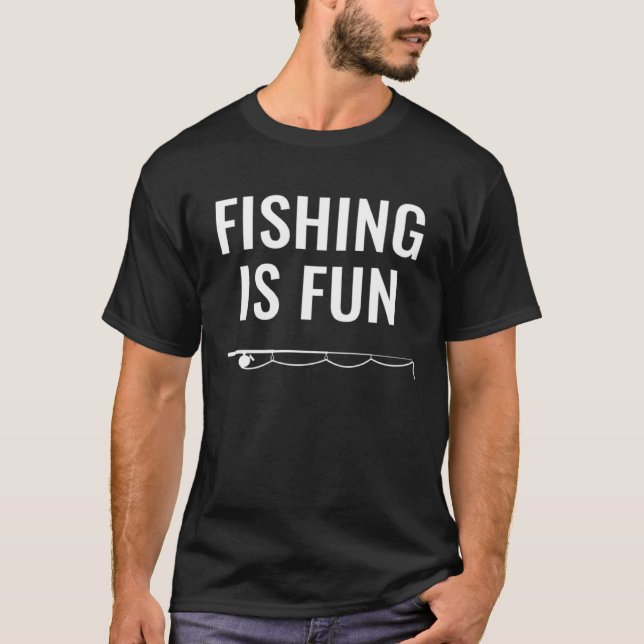 Fishing Is Fun Pullover Hoodie (Front)