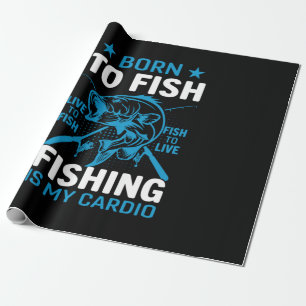 Fishing Is My Cardio Wrapping Paper