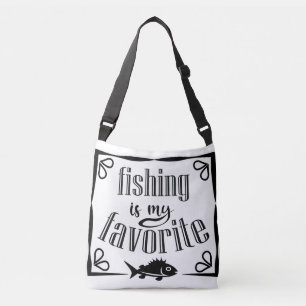 Fishing is my favorite quote tote bag