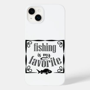 Fishing is my favourite quote  Case-Mate iPhone 14 plus case