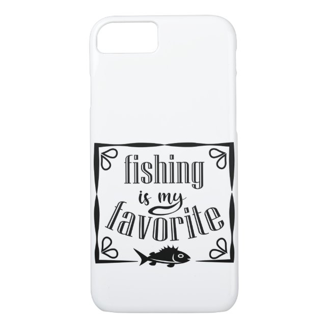 Fishing is my favourite quote  Case-Mate iPhone case (Back)