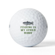 Fishing Is My Other Hobby Mullet Fish Golf Balls