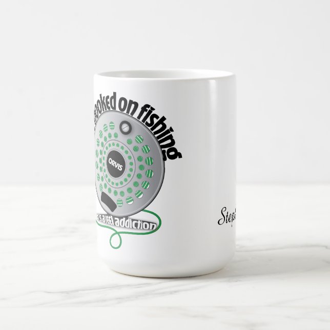 Fishing Is My Reel Addiction Coffee Mug (Center)