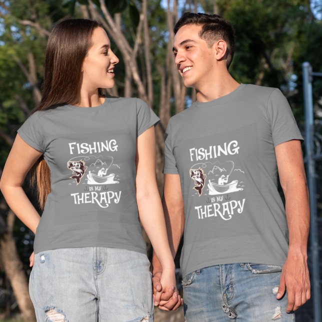 Fishing is my therapy T-Shirt (Creator Uploaded)