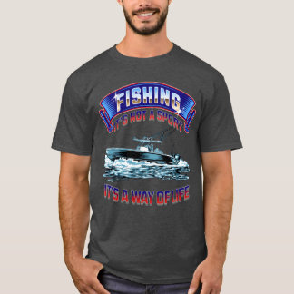 Fishing is not a sport retro T-Shirt