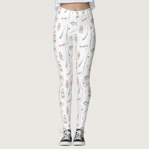 Fishing Is The Sport Of Drowning Worms Leggings