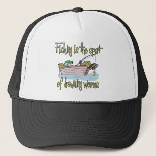 Fishing is the Sport of Drowning Worms Trucker Hat