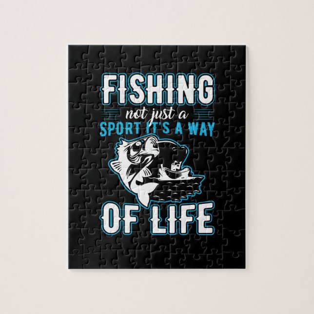 Fishing It Is A Way Of Life Jigsaw Puzzle (Vertical)
