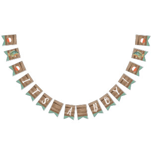 Fishing Its a Boy Baby Shower Bunting