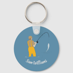 Fishing Key Ring