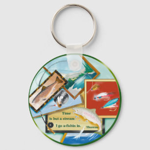 Fishing Key Ring