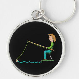 Fishing Key Ring